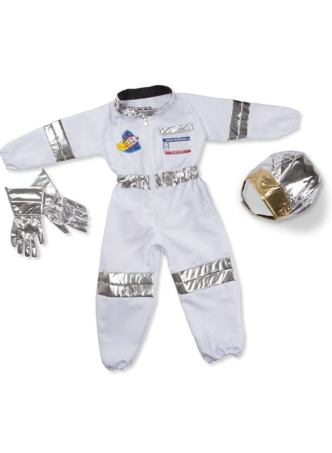 زي لعب دور رائد الفضاء ، زي رائد الفضاء للأطفال للفتيان الفتيات الفضاء يتظاهر بلبس كوسبلاي هدايا عيد ميلاد هالوين - Image 1